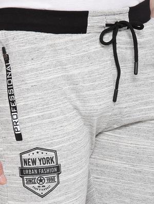 grey cotton full length track pant - 15191831 - Standard Image - 4