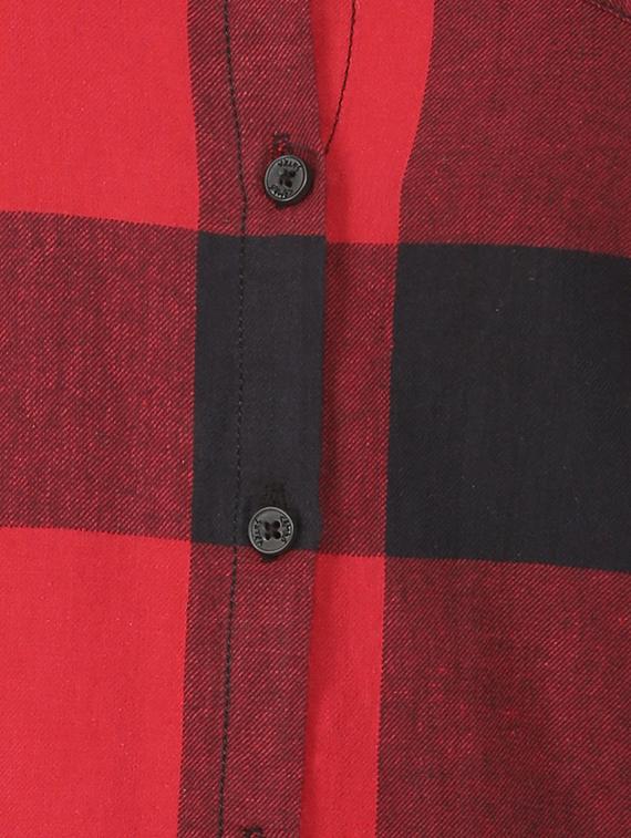 pocket patch chekered top - 15200623 - Zoom Image - 4