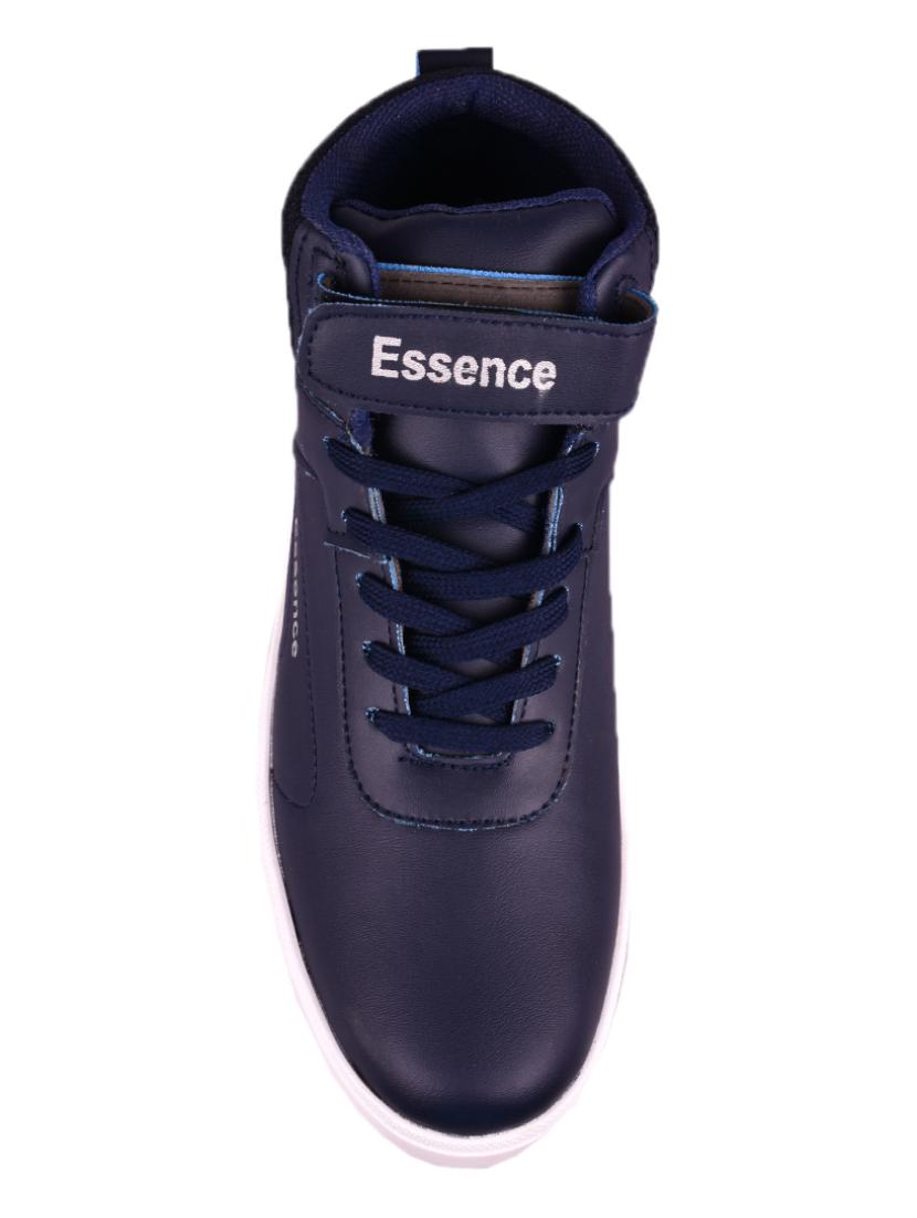 blue leatherette lace up sneaker - 15201486 - Zoom Image - 4