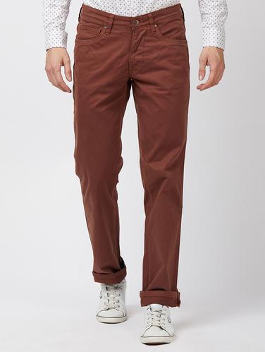 brown cotton chinos - 15201719 - Very Small Image - 1
