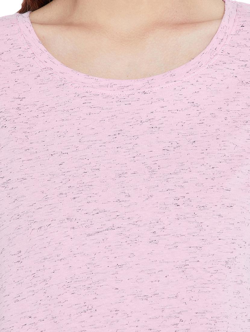 round neck melange tee - 15203862 - Zoom Image - 4