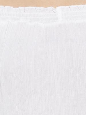 lace insert off shoulder top - 15205515 - Standard Image - 4