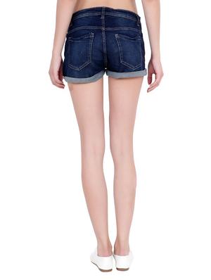 blue denim shorts - 15205582 - Standard Image - 4