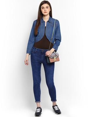 blue denim shrug - 15206410 - Standard Image - 4