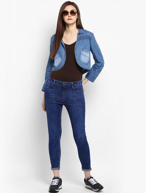 blue denim shrug - 15206413 - Standard Image - 4