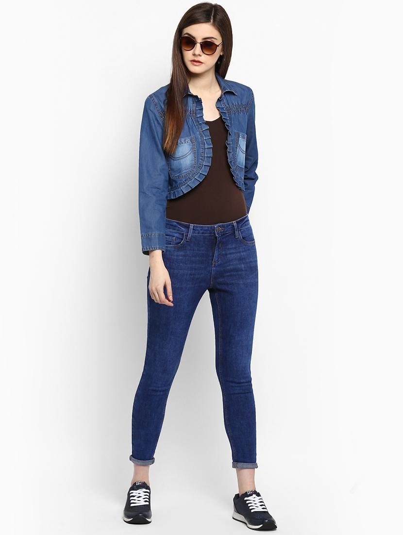 blue denim shrug - 15206415 - Zoom Image - 4