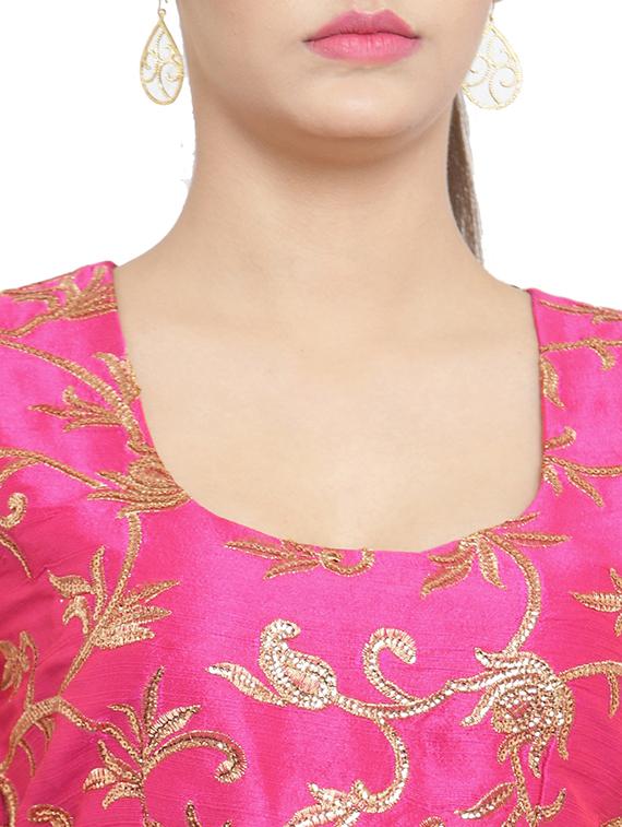 embroidered torso maxi dress - 15206964 - Zoom Image - 4