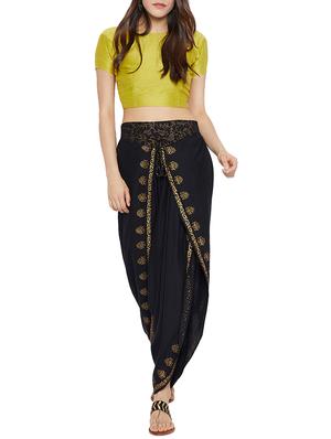 black rayon dhoti salwar salwars - 15208273 - Standard Image - 4