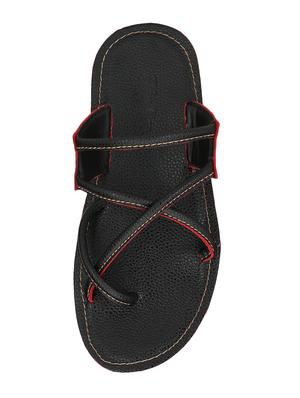 big fox black leatherette slip on slippers - 15213805 - Standard Image - 4