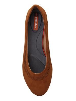 brown slip on ballerina - 15216260 - Standard Image - 4
