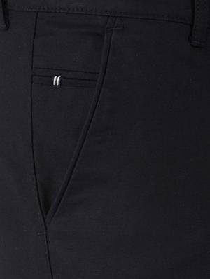 navy blue cotton chinos casual trousers - 15216915 - Standard Image - 4