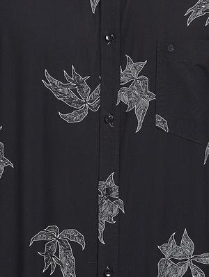 black cotton casual shirt - 15222048 - Standard Image - 4