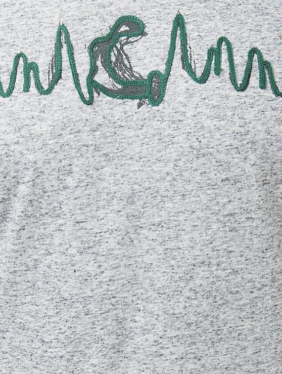 grey cotton t-shirt - 15222061 - Zoom Image - 4
