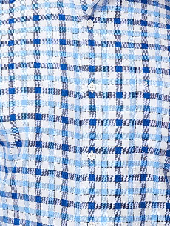 blue cotton casual shirt - 15222850 - Zoom Image - 4