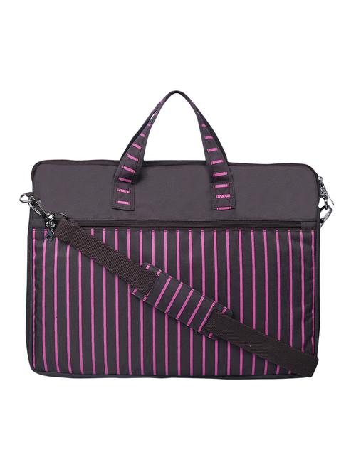 brown polyester laptop bag - 15226874 - Standard Image - 1