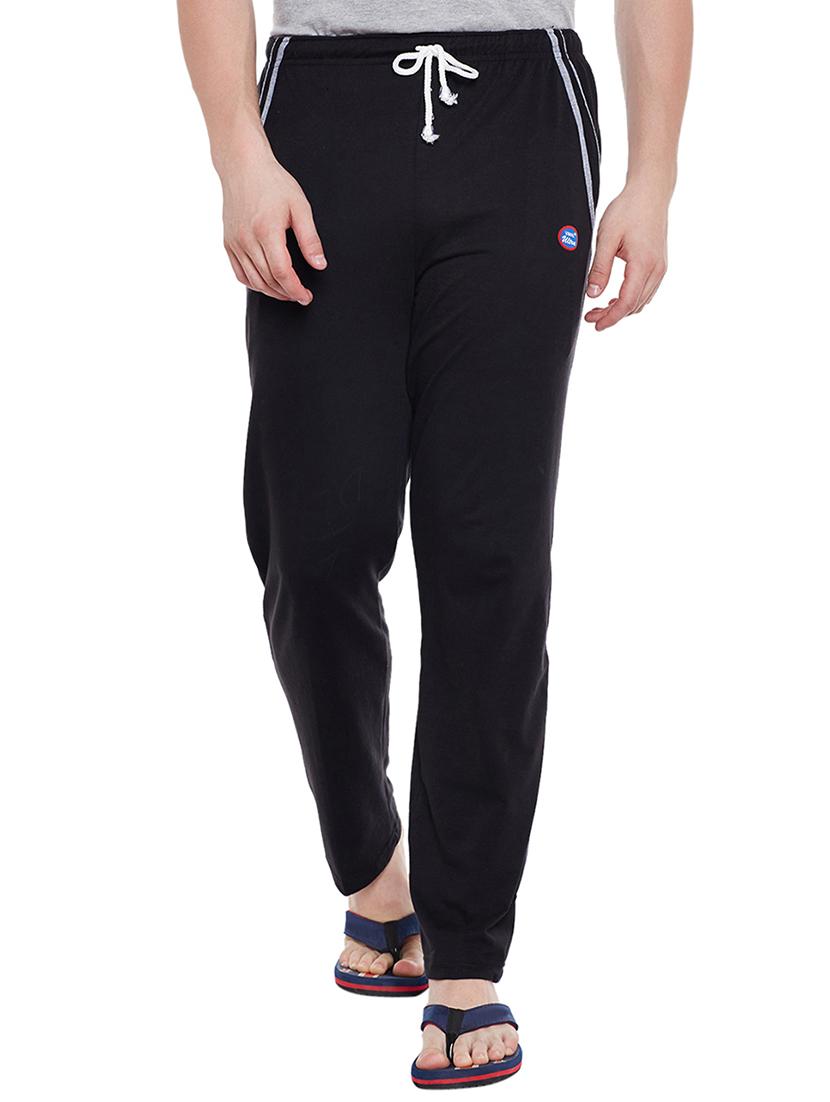 multi colored cotton full length track pant - 15231744 - Zoom Image - 4
