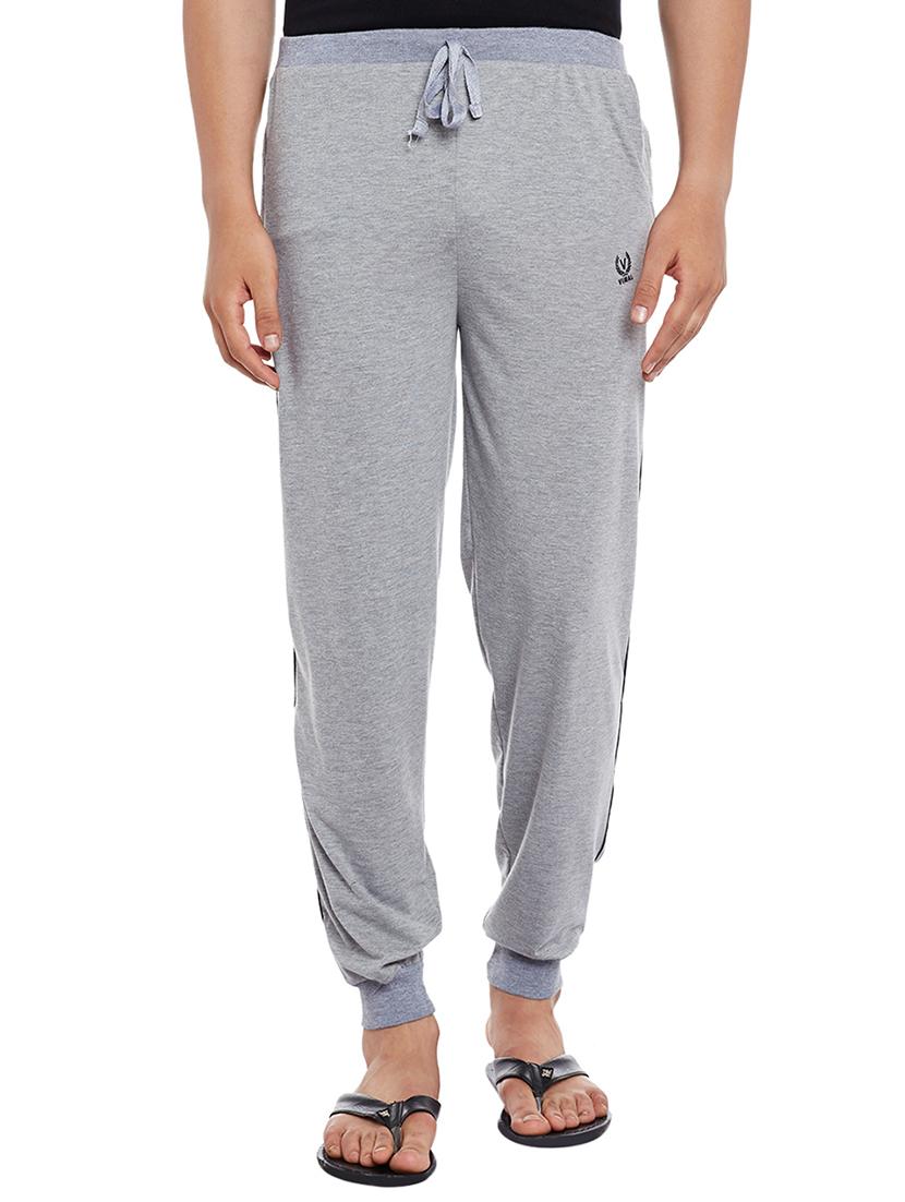 multi colored cotton full length track pant - 15231750 - Zoom Image - 4