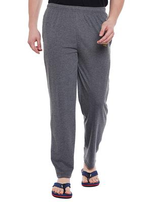 grey cotton full length track pant - 15231755 - Standard Image - 4