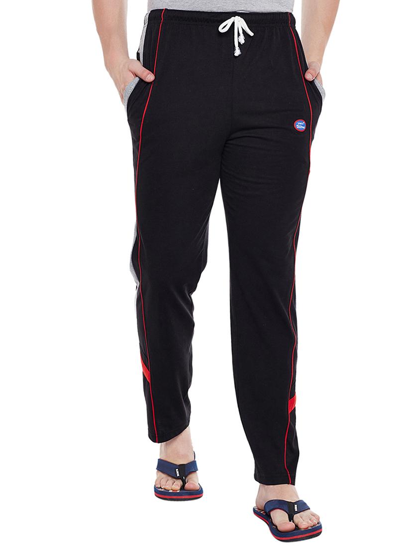 multi cotton full length track pant - 15231833 - Zoom Image - 4