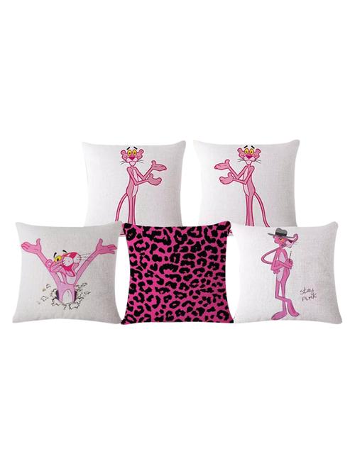 JUTE CUSHION COVERS ( Set of 5 Pcs, Size - 16x16 Inch) - 15237260 - Very Small Image - 1