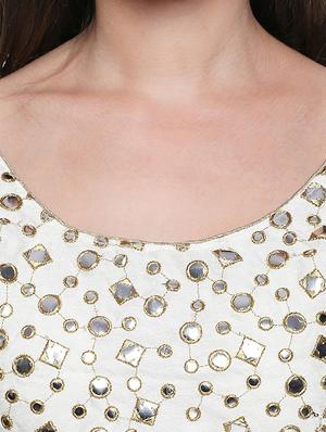 white embroidered blouse - 15240289 - Standard Image - 4