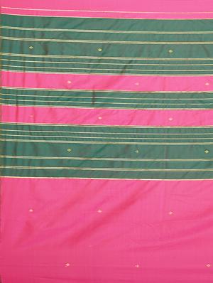 pink silk blend banarasi saree with blouse - 15240316 - Standard Image - 4
