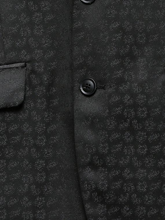 black polyester casual blazer - 15241967 - Zoom Image - 4