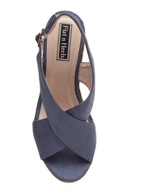 flat n heels black wedges - 15243553 - Standard Image - 4