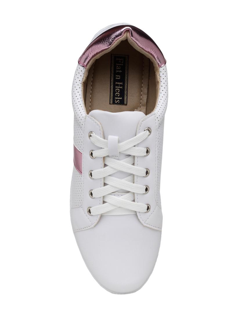 white lace-up sneaker - 15243560 - Zoom Image - 4