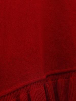 ruffled hem solid cape - 15253459 - Standard Image - 4