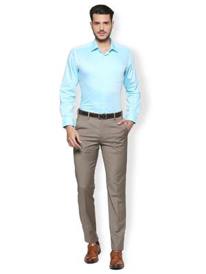 blue cotton formal shirt - 15260064 - Standard Image - 4