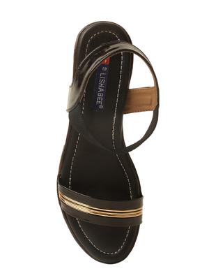 msc women synthetic black wedges - 15262886 - Standard Image - 4