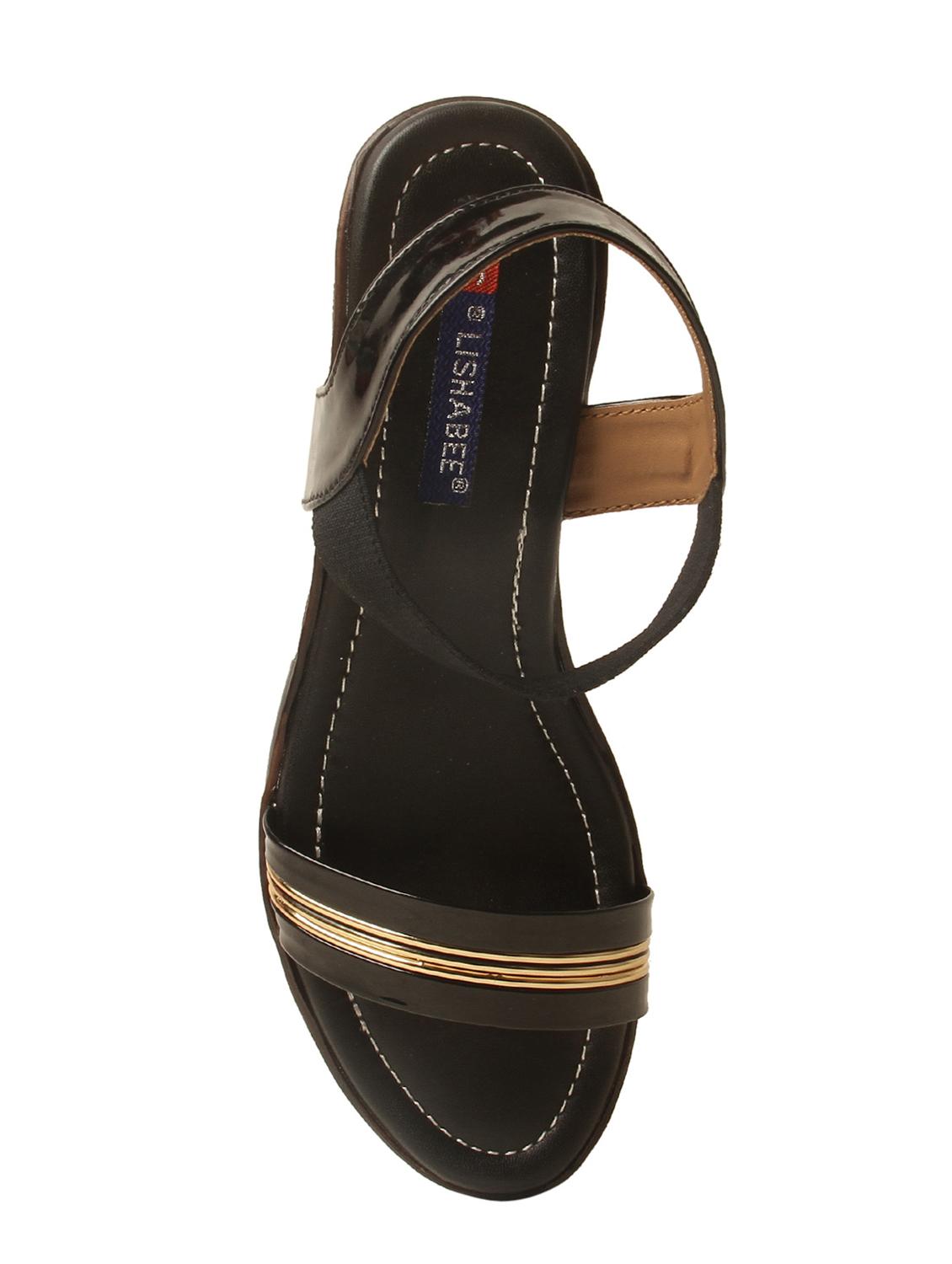 msc women synthetic black wedges - 15262886 - Zoom Image - 4