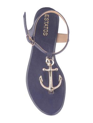 blue ankle strap sandal - 15266636 - Standard Image - 4