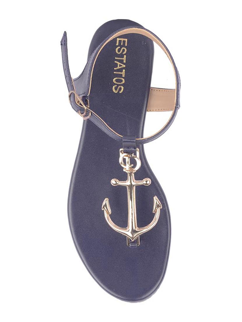 blue ankle strap sandal - 15266636 - Zoom Image - 4
