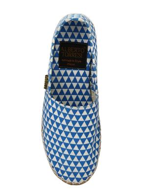blue canvas slip on espadrille - 15268421 - Standard Image - 4