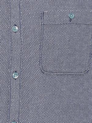 blue cotton casual shirt - 15269023 - Standard Image - 4