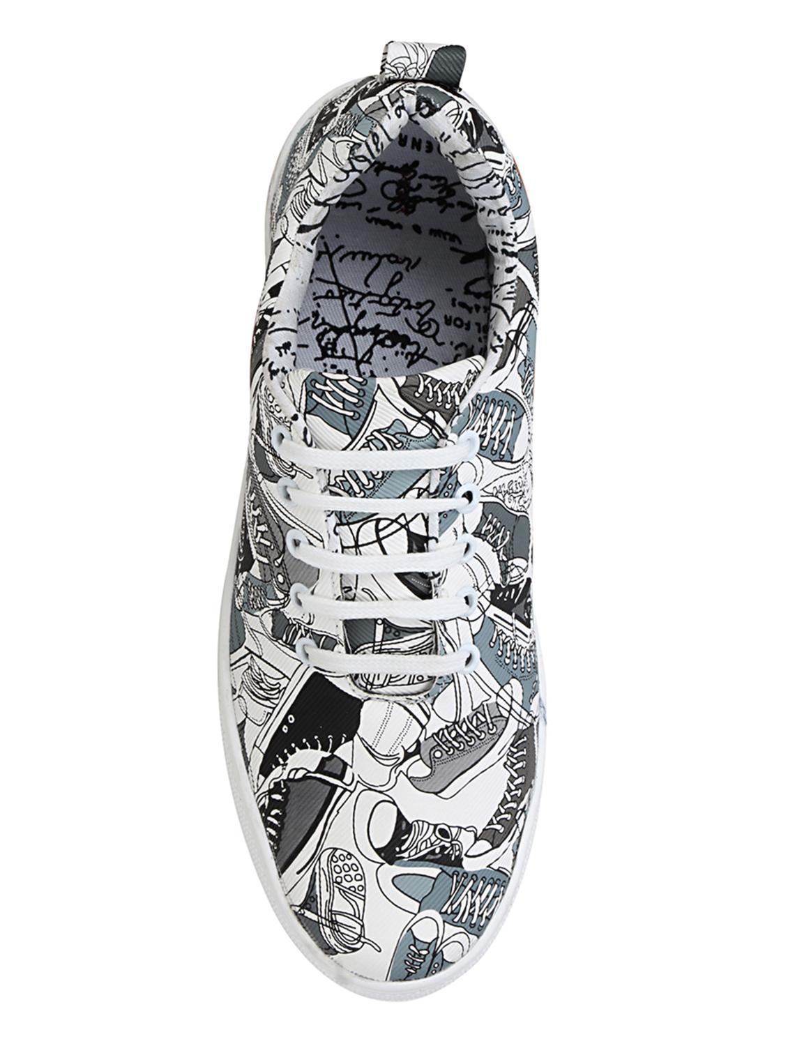 grey canvas lace up sneaker - 15272165 - Zoom Image - 4