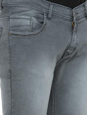 grey denim washed jeans - 15273161 - Standard Image - 4