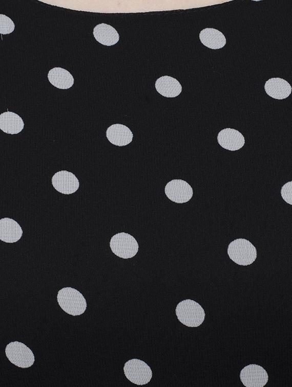 polka dotted asymmetric dress - 15273745 - Zoom Image - 4