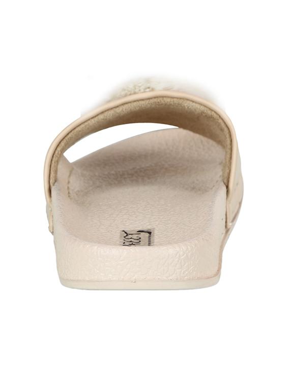 beige slides flip flops - 15273871 - Zoom Image - 4