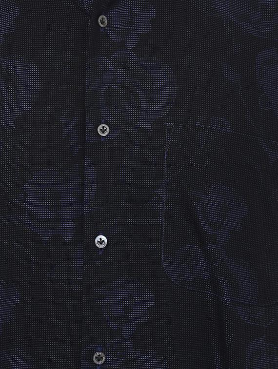 black cotton formal shirt - 15274683 - Zoom Image - 4