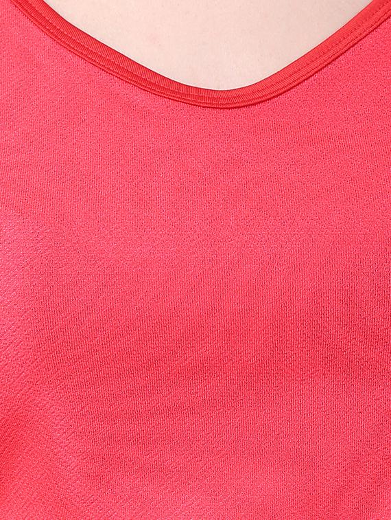 cut out sleeved pom pom detail top - 15282218 - Zoom Image - 4
