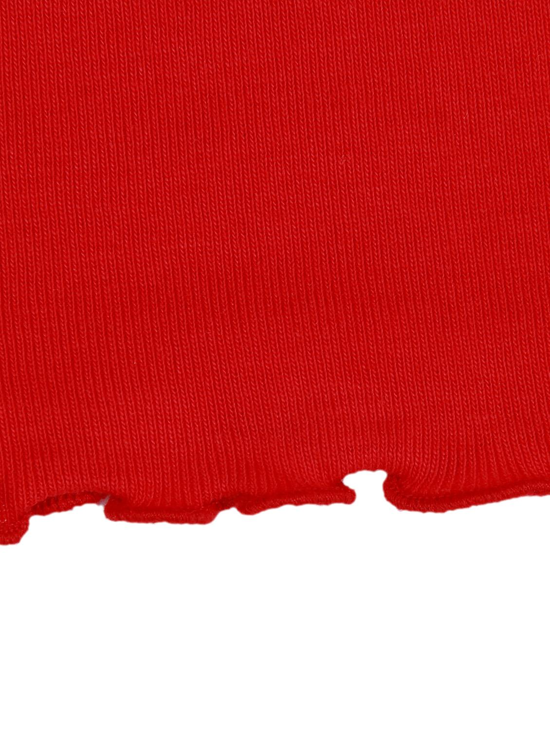 red cotton top - 15282681 - Zoom Image - 4