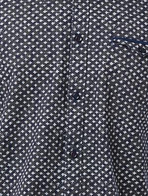 black cotton casual shirt - 15283120 - Standard Image - 4