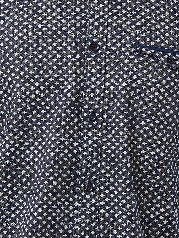 black cotton casual shirt - 15283120 - Zoom Image - 4
