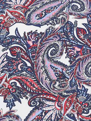 paisley print front top - 15286286 - Standard Image - 4