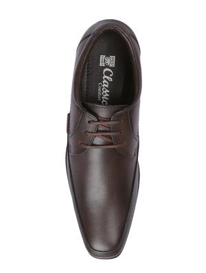 Red Chief Brown Formal Derby Shoes - 15286490 - Standard Image - 4