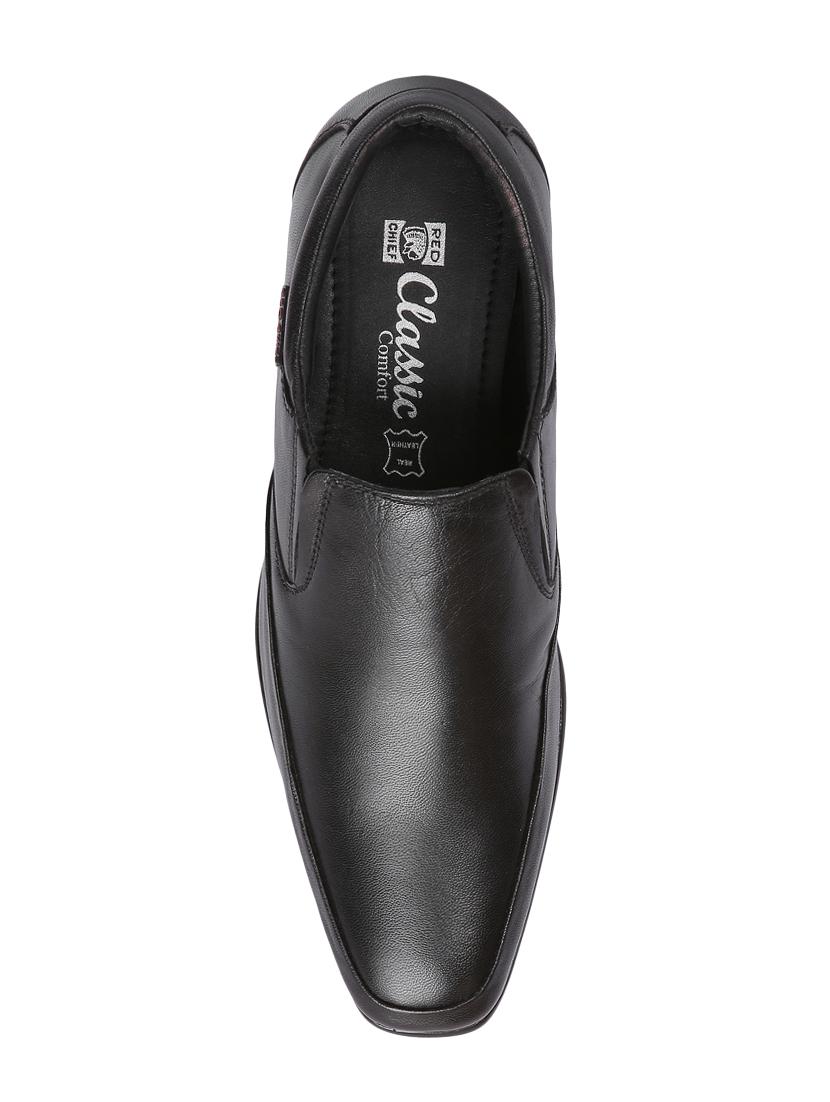 red chief black formal slip on shoes - 15286491 - Zoom Image - 4