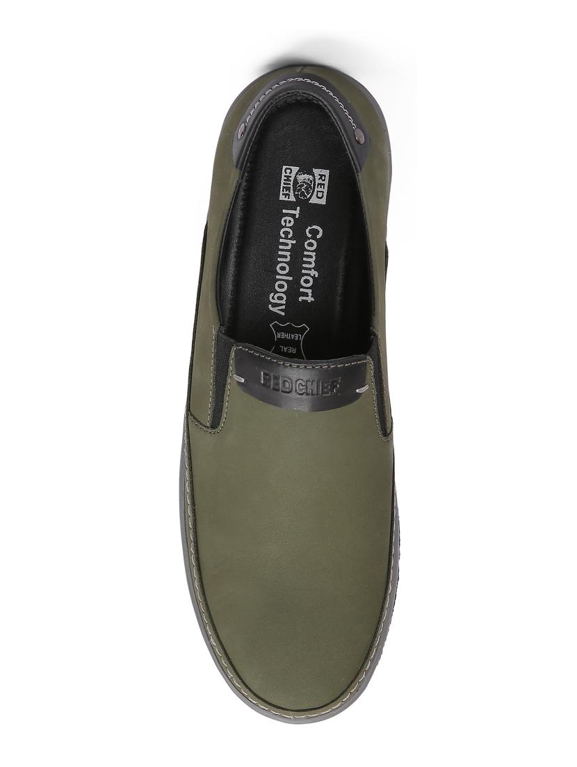 red chief green casual slip on shoes - 15286511 - Zoom Image - 4